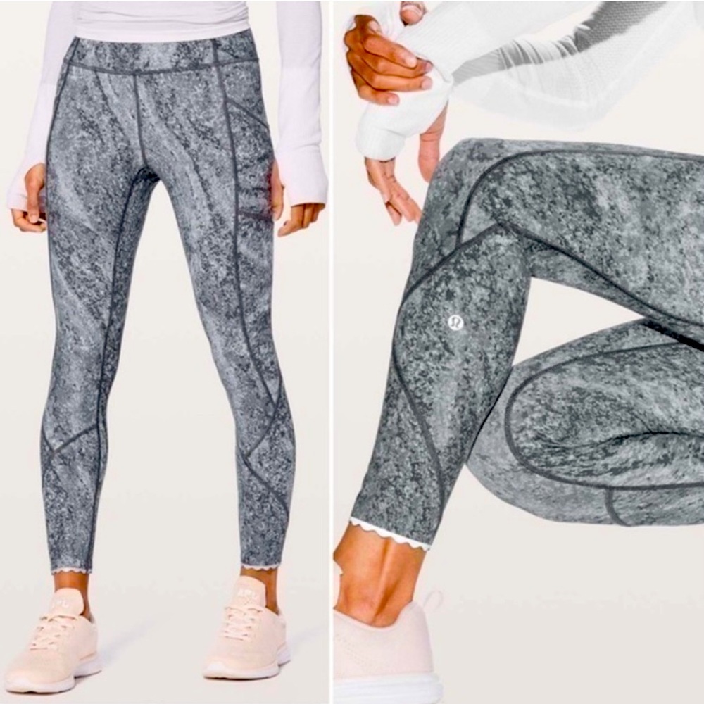 Lululemon Tight Stuff Tight I| Area Ice Grey - size 2